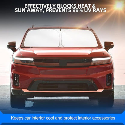 Windshield Sun Shade for Honda Prologue EV 2024-2025 2026 Foldable Sunshade Custom Fit Front Window Car Interior Accessories Protector Blocks UV Rays