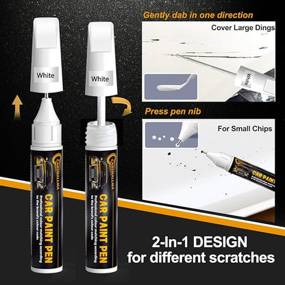 LC9X/2T Deep Black Pearl Car Touch Up Paint for Volkswagen, Color Accurate Car Paint Scratch Repair Pen Kit Quick & Easy Fix Vehicle Chips and Automotive Nicks Scuff