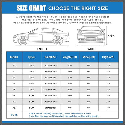 Hail Protector Car Cover, Outdoor Anti Hail Car Covers Thick Multi-Layered EVA, Hail Proof Car Cover Waterproof All Weather, Hail Protection Padded Fit Porsche 911, Chevy Corvette, BMW M2, Etc