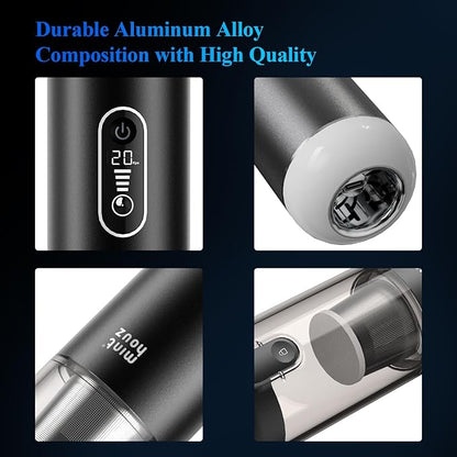 Car Vacuum Portable Cordless - 20000PA High Power Handheld Vacuum with LED Display, 2.5H Fast Charging Up to 45 Mins of Runtime, Hand Vac Cordless Rechargeable for Car Home Corner Cabinet