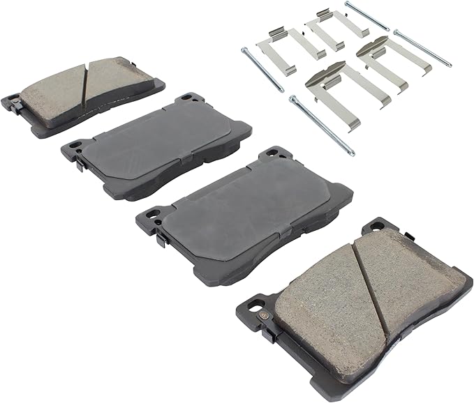 Premium Ceramic Front Brake Pads (1001-1576C) Compatible with Hyundai Equus 2012-2016, Kia K900 2015-2017