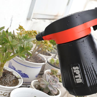 SPTA Electric Pressurized Soap Sprayer - 2.25L/76 oz Cordless Car Foam Sprayer with 500ML Car Wash Shampoo for Detailing