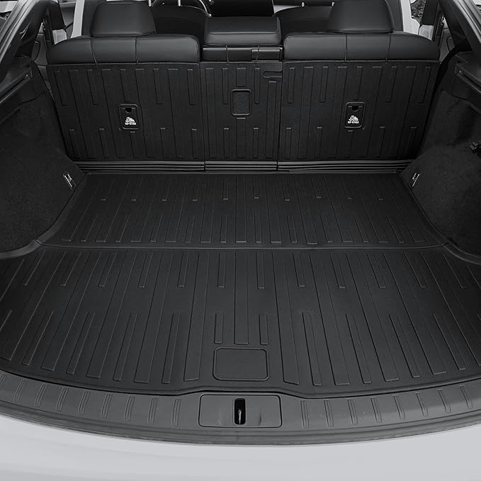 Floor Mats Set for 2023-2025 Lexus RX350/RX350H/RX500h(Not for RX450h & PHEV) Accessories, All Weather Floor Mats with Cargo Mat TPE - Includes Backrest Protectors & Door Sill Guards