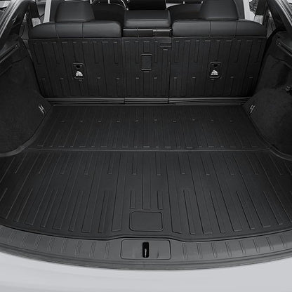 Floor Mats Set for 2023-2025 Lexus RX350/RX350H/RX500h(Not for RX450h & PHEV) Accessories, All Weather Floor Mats with Cargo Mat TPE - Includes Backrest Protectors & Door Sill Guards