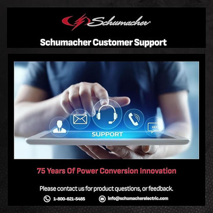 Schumacher Electric DSR ProSeries Car Battery Jump Starter, Maintainer & Portable Power Station - 12V 2000 Peak Amps & 400 Cranking Amps - with DC & USB Charging Ports - DSR157