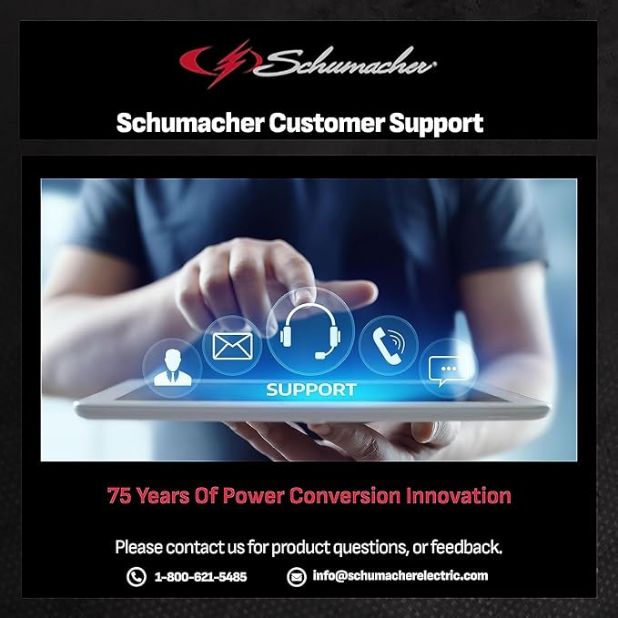 Schumacher Electric SC1278 Automatic Car Battery Maintainer - 12V Battery Charger for Power Sport, Car and Boat Batteries - 0.75 Amp for Standard, AGM + Gel Batteries