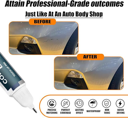 K23 Brilliant Silver Metallic Touch Up Paint for Nissan, Car Paint Pen Scratch Repair Two-In-One Touch Up Paint, Premium Car Scratch Remover for Deep Scratches