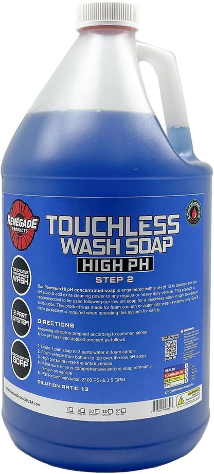 Renegade Products USA - Touchless 2-Step Truck Wash Soap System, Scrub Free Truck Cleaner for Big Rigs
