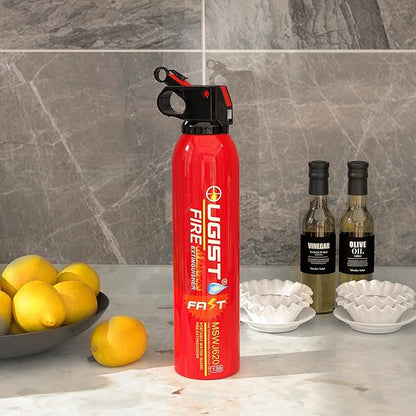 Small Portable Fire Extinguisher for Home and Kitchen, 21oz Each, 6-Pack, Water-Based Fire Extinguishers for Quick Emergency Response, Prevent Re-Ignition, Ideal for Vehicle and Camping, MSJ620