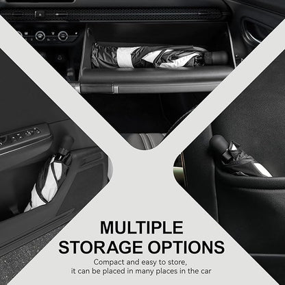 Custom Fit Windshield Sun Shade Umbrella for Honda HR‑V 2023‑2025 – Foldable Front Window Shield, Blocks UV Heat, Reduces Cabin Temp 20‑30 ℃, Easy‑Open Car Sunshade with Storage Bag