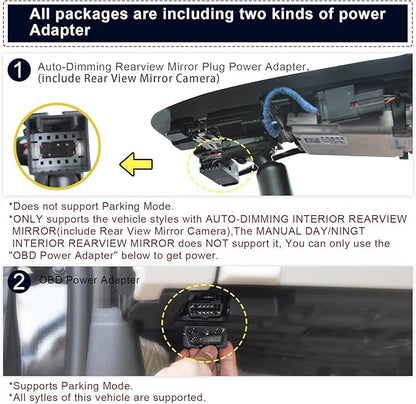 4K Dash Cam Custom fit for GMC Yukon, Yukon XL 2023 2024 2025 (Model A), SLE SLT AT4 Denali Ultimate, Integrated OEM Look, UHD 2160P Video, WiFi & App, G-Sensor, Easy to Install, 128GB Card
