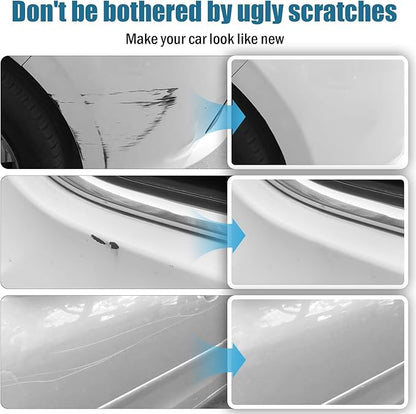 White Car Paint Touch Up, Car Paint Scratch Repair Pen, Color Accurate Automotive Paint Quick and Easy Fix Vehicles Chip Rim Scuff Repair