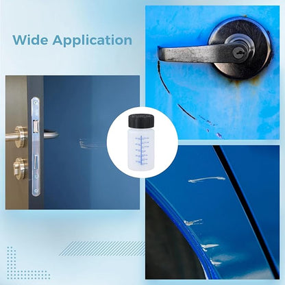 60 Pcs 2 Oz Touch Up Paint Container - Empty Paint Touch Up Bottles with Brush, Safe Lids, and Mixing Balls for Fixing Car Scratches