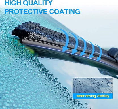 CJPPPZIW® Windshield Wipers-28 Inch+28 Inch+11 Inch Replacement for 2013-2019 Ford Escape/2012-2018 Kuga/2013-2017 Fusion Wiper Blades for My Car,Quality Front and Rear Wiper Blades(Pack of 3)
