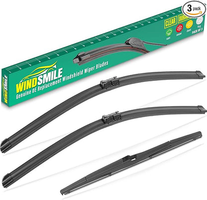 26" 20" 16" Windshield Wiper Blades Replacement for Lexus RX350 RX450h 2016 2017 2018 2019 2020 2021 2022 RX 350 450h Premium All Weather Front Rear Wipers Set - OEM Quality (Pack of 3)