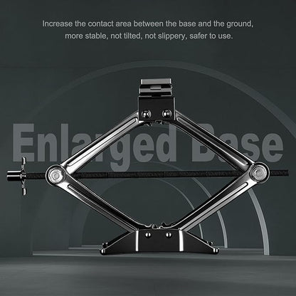 Scissor Jack, 2.5T(5512 Lbs), High-Strength Car Jack and Stand Kit with Rubber Pad, Tire Changing Kit with Ratchet Handle and Lug Wrench, Universal Vehicle Emergency Set for Various Models