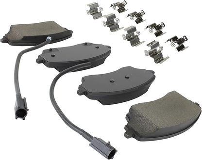 Premium Semi-Metallic Rear Brake Pads (1001-2467M) Compatible with Ram ProMaster 1500 2022-2024, Ram ProMaster 2500 2022-2024, Ram ProMaster 3500 2022-2024, Ram ProMaster EV 2024-2024
