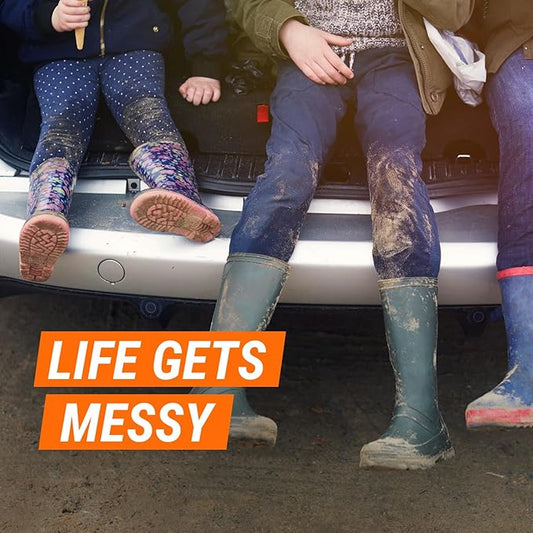 Armor All Complete Ceramic Exterior Car Cleaner Car Care Kit, Keeps Car Fresh and New, Includes-Leather Cleaning Wipes, Tire Coating Spray, Wheel Cleaner, Car Wash and Glass Cleaner, 5 Count