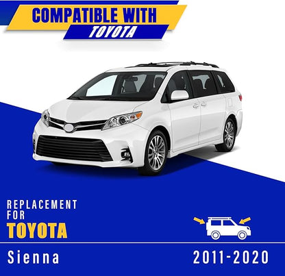 3 wipers Replacement for 2011-2020 Toyota sienna, Windshield Wiper Blades Original Equipment Replacement - 28"/20"/16" (Set of 3) U/J HOOK
