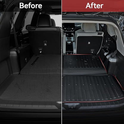 Floor Mats for Grand Highlander Accessories, Cargo Liner with Floor Mats 7 Seater for Toyota Grand Highlander Accessories 2024 2025