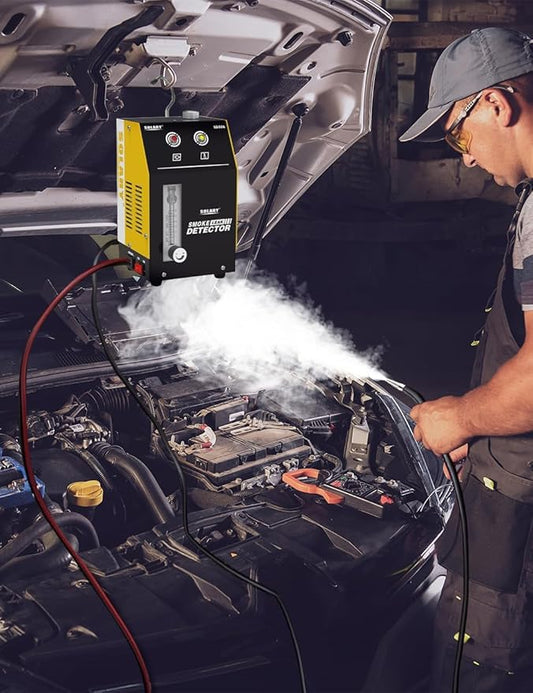 Automotive EVAP Smoke Machine Test - 12V DC Vacuum Smoke Leak Detector with Built-in Air Pump