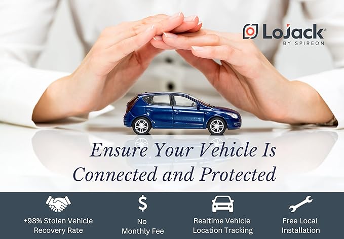 LoJack for Cars | GPS Tracker for Vehicles No Monthly Fee | Anti Theft Car Device | Professional Installation Included | Integrated with Law Enforcement (3 Years of Service)
