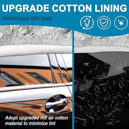 Car Cover for 2002-2025 Mini Cooper/Cooper S/Hardtop/Convertible 2-Door,Full Exterior Car Covers for Automobiles All Weather Waterproof Heavy Duty,Zipper/Cotton Rain UV Proof Custom fit【210T Taffeta】
