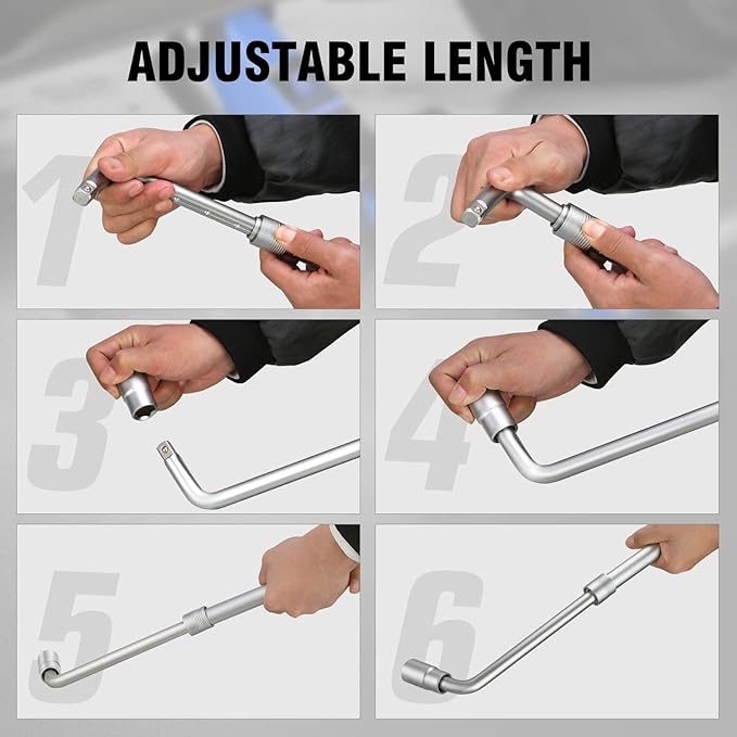 DNA MOTORING Floor Jack with Socket and Lock, Low Profile Hydraulic Trolley Jack for Cars Lift, 2 Ton (4000 lbs) Capacity, Lifting Range 5.12"-13", Blue, TOOLS-00677-BL