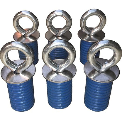 GripPRO ATV Anchors – 6 Pack Fits Polaris Lock & Ride Bed Holes on RZR & Sportsman with 1" Mounts – Secure Gear, Coolers, Tools – Compatible with 1000, 900, 850, 570 – Not for Ranger – US-Owned Brand