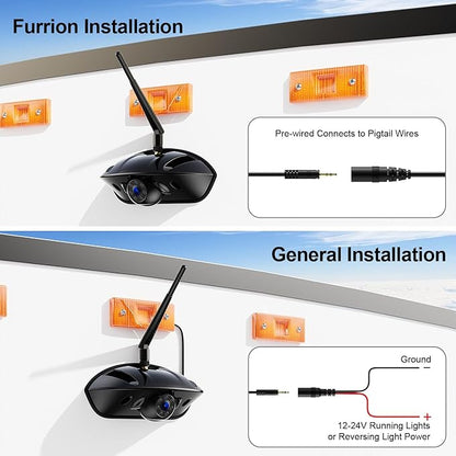 Fookoo HD 1080P Single Wireless Backup Camera for Model: DW7Y5, DW7Y503, DW7Y504, DW5 - DW7Y5(XT)