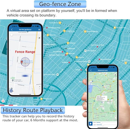 Small GPS Tracker for Vehicles Magnetic 60 Days Long Battery Life, Rastreador GPS para Carros Mini Tracking Devices for Cars Hidden Real-time Tracking Low Subscription Locator Anti-Theft TK903