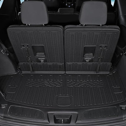 Floor Mats for 2016-2024 2025 Dodge Durango 7-seat, All Weather TPE Cargo Liner Cargo Mat and 3rd Row Backrest Mats for RT/GT Durango Accessories