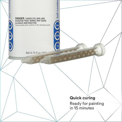 3M Self-Leveling Seam Sealer, 08307, Two-Part, Quick-Curing Epoxy, 200 mL/6.75 fl oz Cartridge