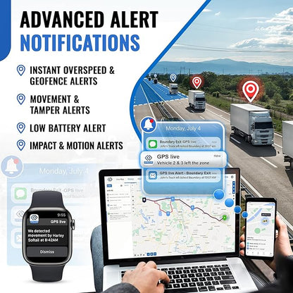 REWIRE SECURITY 104N 4G Magnetic GPS Tracker for Vehicle | Easy Mount | Fits with Car, Truck, Van & Motorbike | Portable Live Tracking | Up to 21-Day Battery Life | Low Cost Subscription Plans