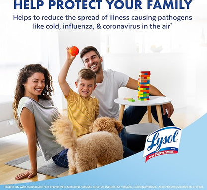 Lysol Air Sanitizer Spray with Odor Eliminator for Home & Office, Sanitizing Spray, Air Freshener Alternative, Cotton Blossom Scent, 10 oz (Pack of 3)