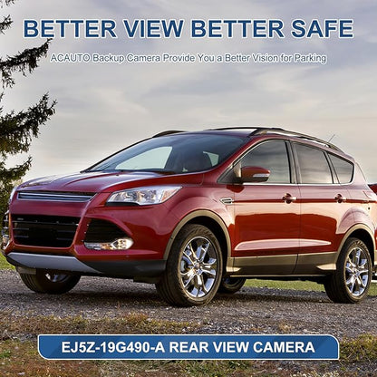 Rear View Backup Reverse Camera Compatible with Ford Escape 2014 2015 2016, Safety Parking Back Up Assist Camera OE Number EJ5Z-19G490-A GJ5T-19G490-AB,590-419