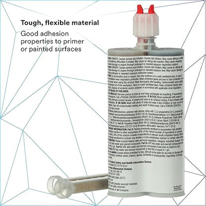 3M Controlled-Flow Seam Sealer, 08329, Solvent Free, Weather Resistant, Torsional Stress Flexability, 200 mL/6.75 fl oz Cartridge