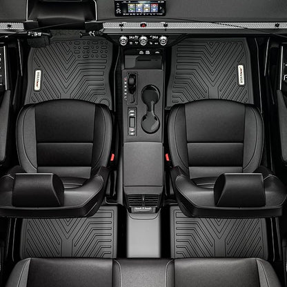 YITAMOTOR Upgraded Floor Mats Compatible with Jeep Grand Cherokee 2016-2021/ WK 2022 / Dodge Durango 2016-2024 All Weather Floor Liners, TPE Anti-Slip Waterproof Floor Mats, Car Interior Accessories
