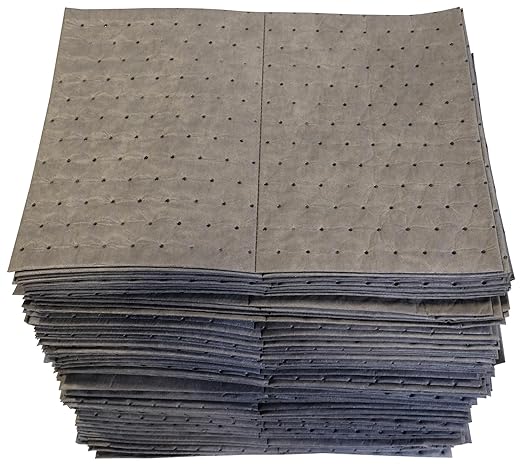 Oil-Dri L91003 15" W x 19" L Universal Light Weight Perforated Pad, 200 Mats/Box