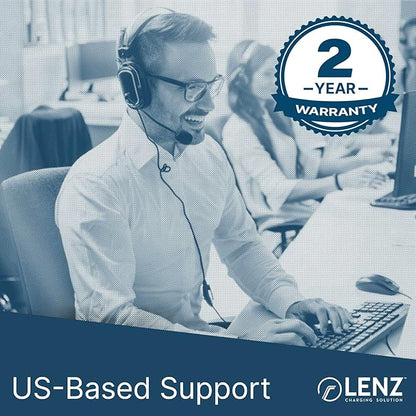 LENZ CCS1 to Tesla EV Charging Adapter – for 2021+ Tesla Models ONLY (Not for Cybertruck) – Connect to Public DC Level 3 Fast Chargers Up to 250 kW