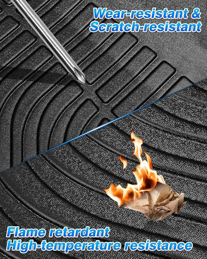 Cartist Floor Mats Custom Fit for Acura ILX 2013-2022 All Weather Floor Liners Front & 2nd Row Carpet Protection 3D TPE Heavy Duty Waterproof