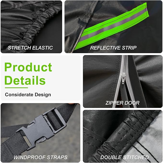 KouKou Car Cover Waterproof All Weather, 7 Layers Outdoor Car Covers for Automobiles Rain Snow UV Protection, Universal Fit Nissan Altima, Infiniti Q50,Kia Optima, Acura TLX ect.(Length 186-193 inch)