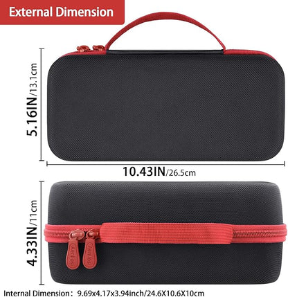 Aenllosi for HULKMAN Alpha85/Alpha85S/Alpha Pro Jump Starter Hard Carrying Case, Black+Red (Case Only)