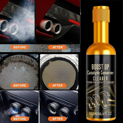 Catalytic Cleaner, Boost Up Catalytic, Boost Up Catalytic Converter Cleaner Auto Parts EngineFuel and Exhaust Pipe Cleaners,Fuel System Treatment Oil for Gas and Diesel Car (1PCS)