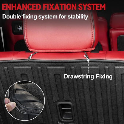 GALVAGNIATE Floor Mats Cargo Liner for 2022-2024 2025 Acura MDX, All Weather TPE 2-in-1 Cargo Mat with Backrest Mat for MDX Accessories