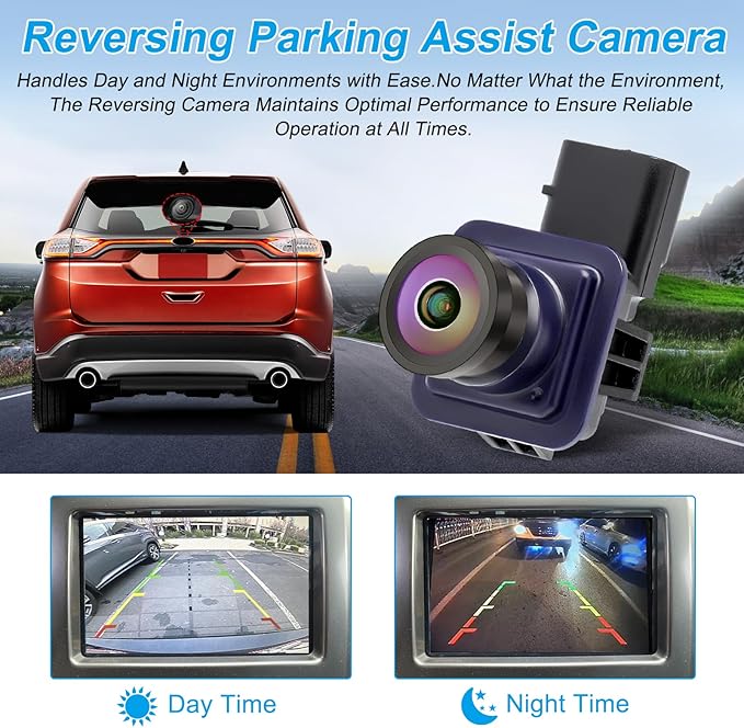 Backup Camera Compatible with Ford Edge 2011 2012 2013 2014 2015 Lincoln MKX 2011 2012 2013 170° Wide Angle Rear View Parking Assist Camera Edge Accessories BT4Z-19G490-B FL1T-19G490-AC