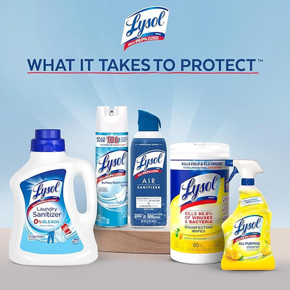 Lysol Air Sanitizer Spray with Odor Eliminator for Home & Office, Sanitizing Spray, Air Freshener Alternative, Simple Fresh Scent, 10 oz (Pack of 3)