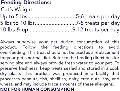 Get Naked Digestive Health Crunchy Cat Treats 6oz - Chicken Flavor, Grain-Free Cat Probiotics for Indoor Cats, Supports Healthy Digestion, Dental Health & Immunity, Made in The USA