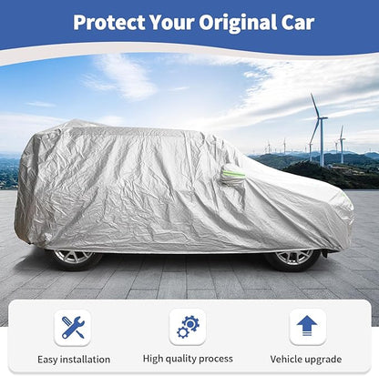 RT-TCZ for Renegade Car Cover Weatherproof Covers for Jeep Renegade 2015 2016 2017 2018 2019 2020 2021 2022 2023 up