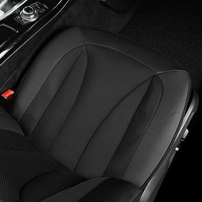 GIANT PANDA Fit Subaru Outback Forester Crosstrek Legacy Impreza Front Car Seat Cover, 3D Air Mesh Breathable Seat Protector, Black（2-Pack